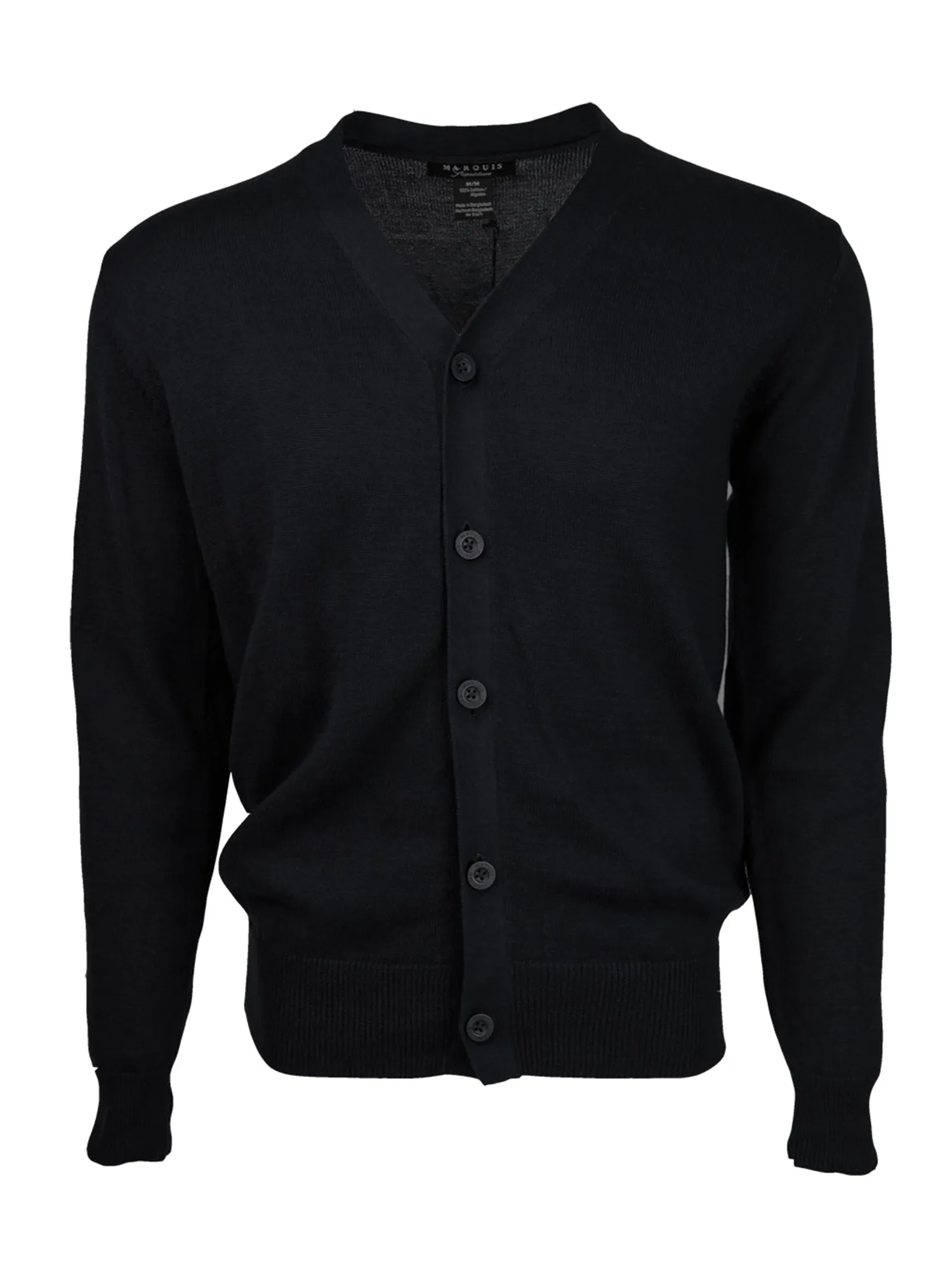 Solid Button Cotton Cardigan For Men From Marquis