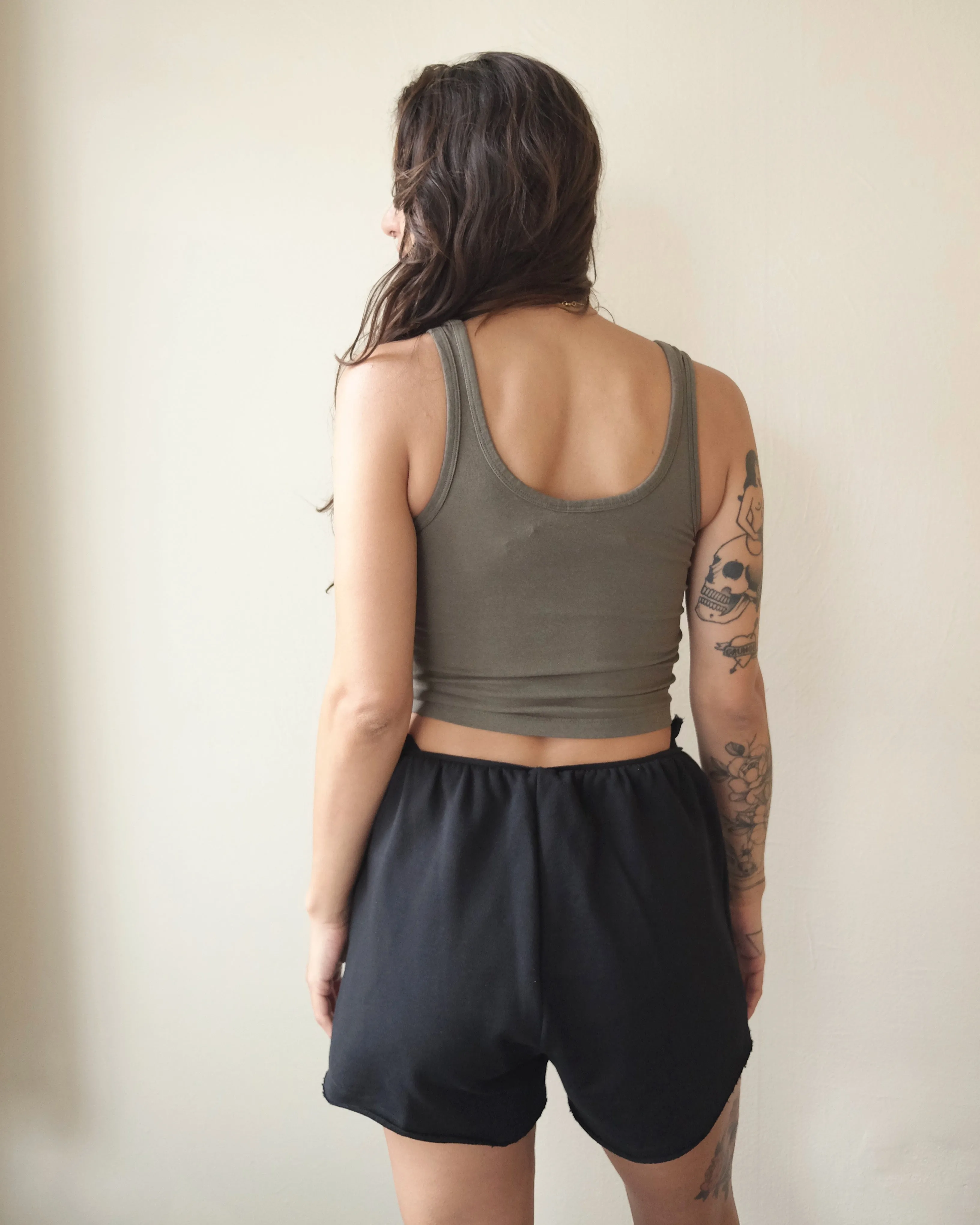 Sporty Tank, Olive Green