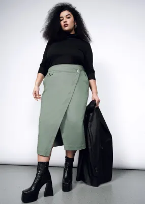 The Essential Utility Wrap Skirt