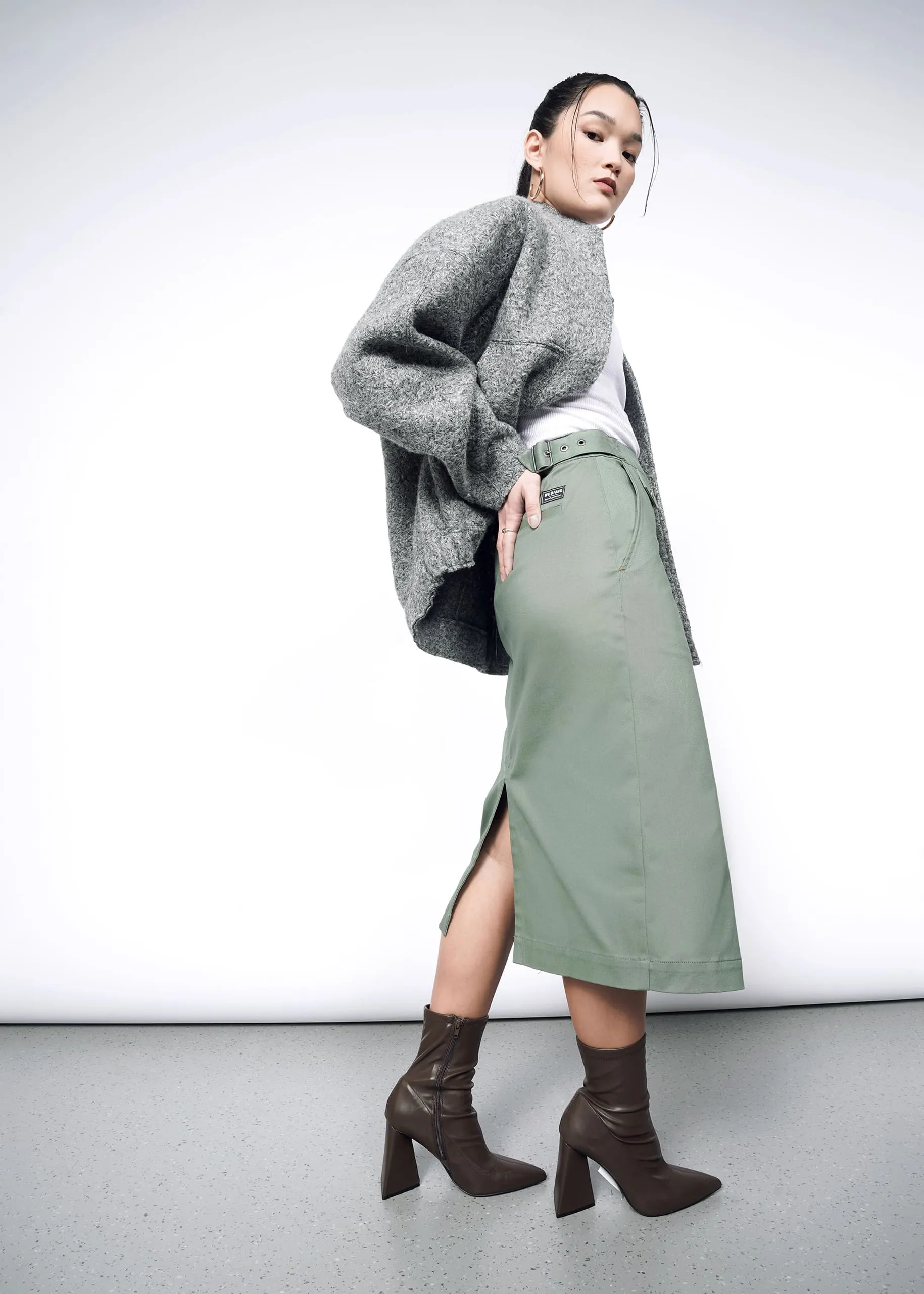 The Essential Utility Wrap Skirt