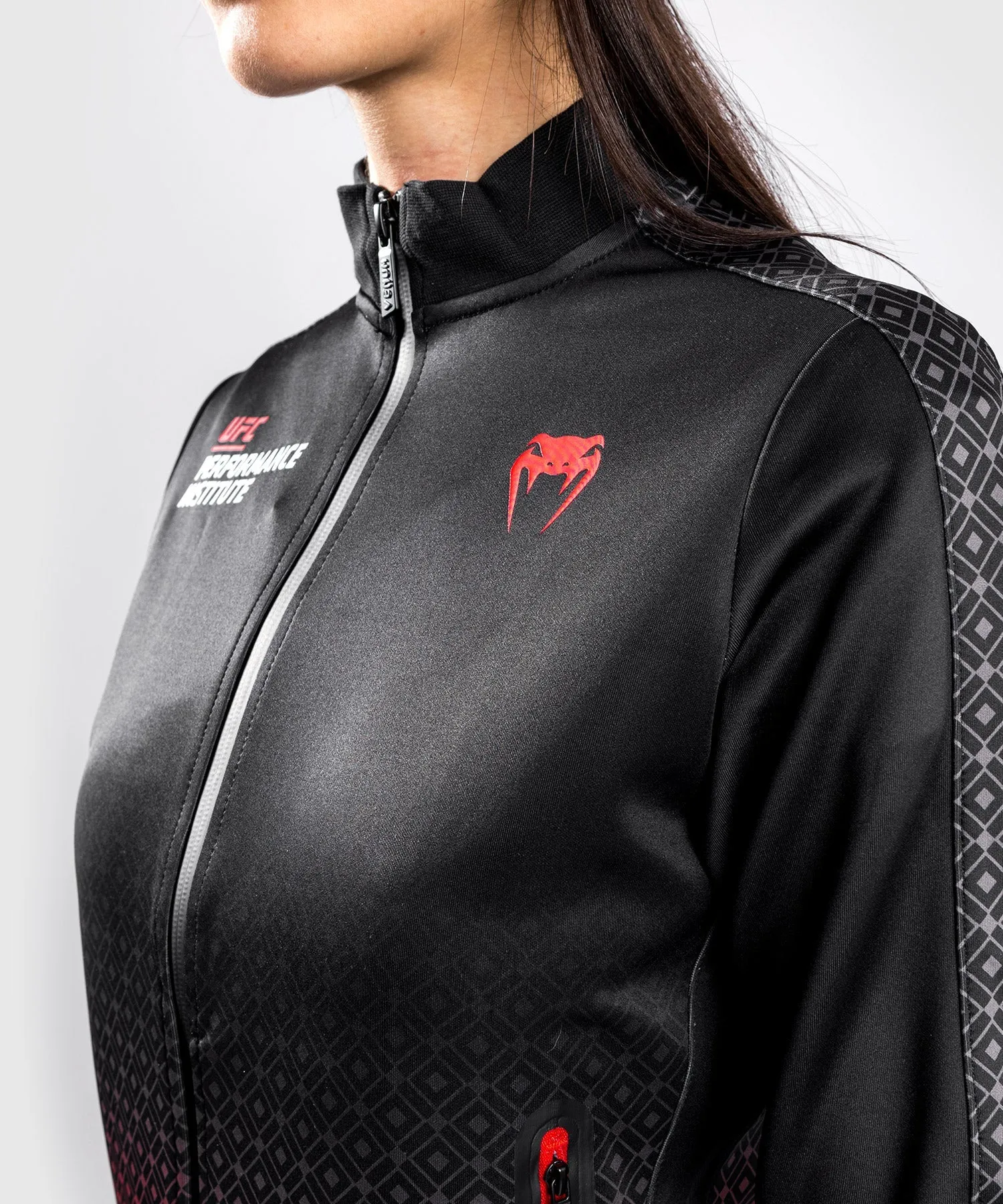 UFC Venum Performance Institute Track Jacket - For Women - Black/Red