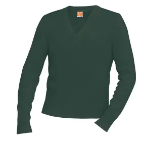 V-Neck Pullover - Green