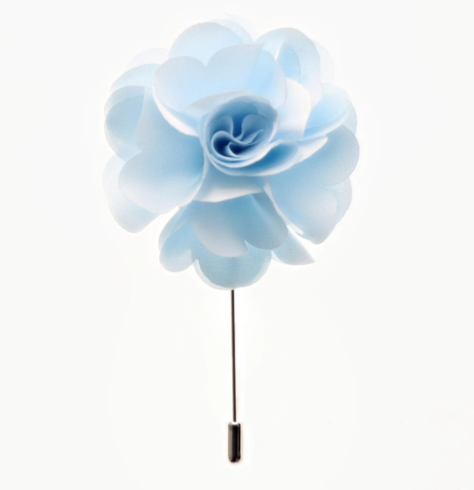 Vittorio Vico Unisex Satin Stick Flower Lapel Pin