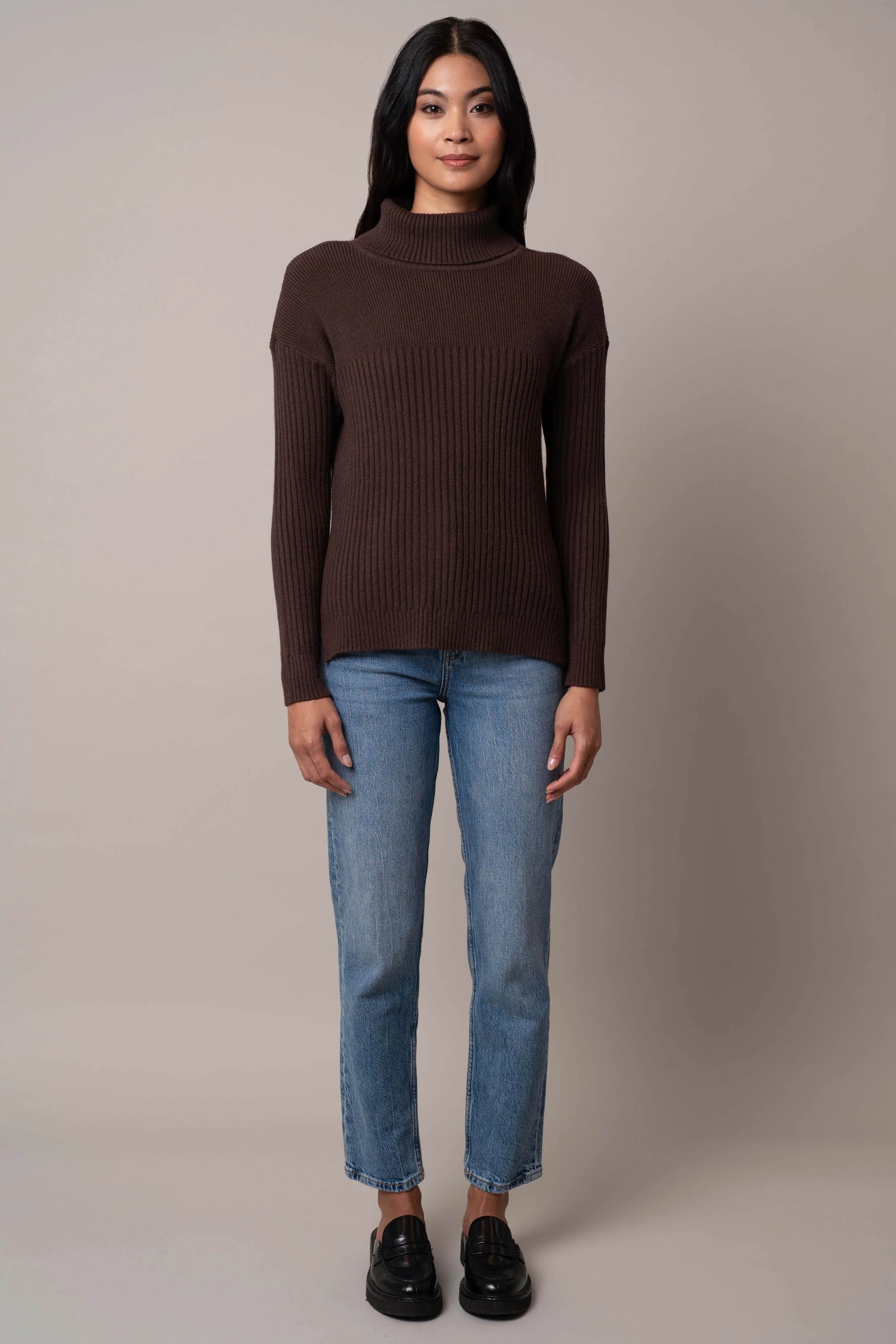 Wide Turtle Neck Pullover