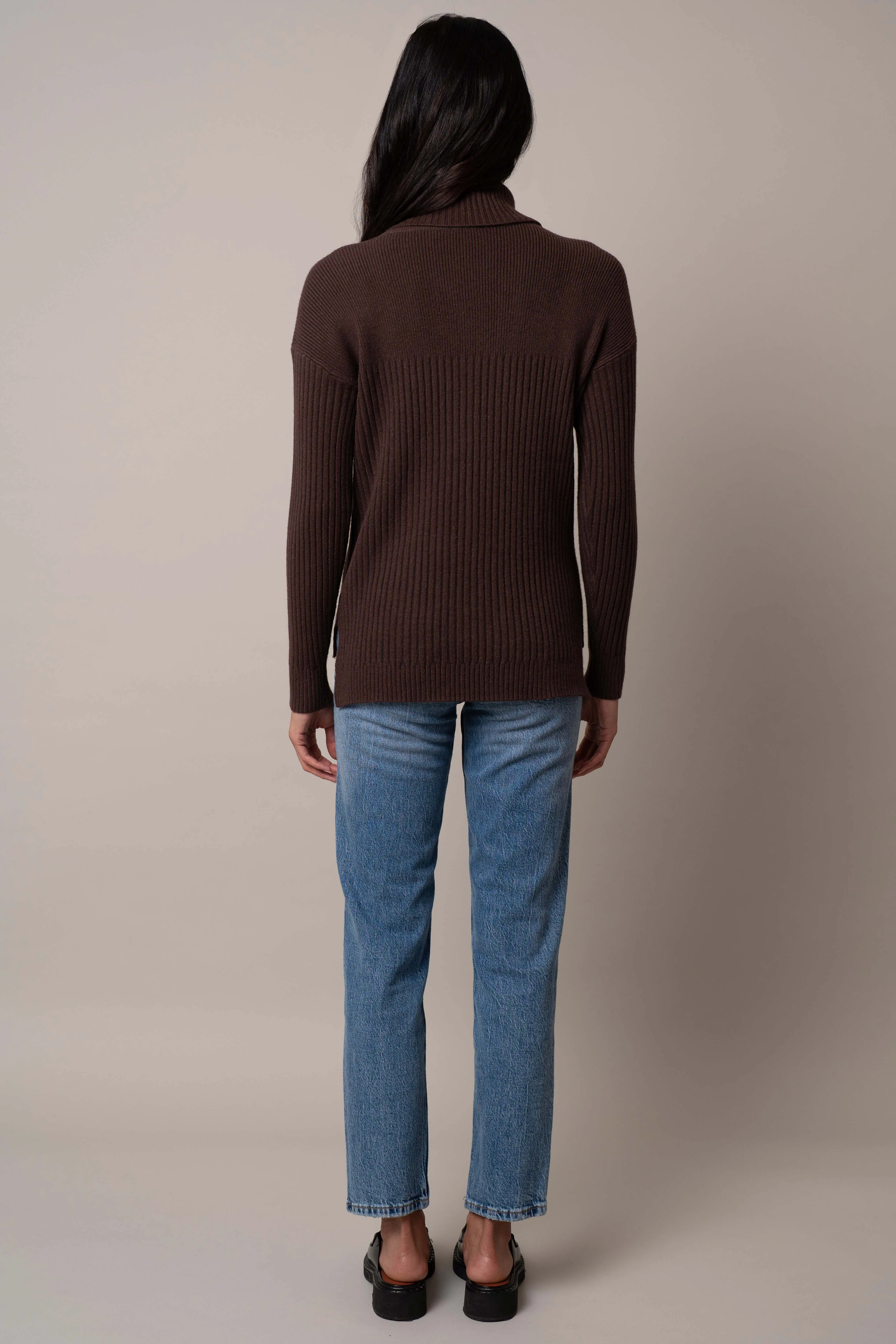 Wide Turtle Neck Pullover