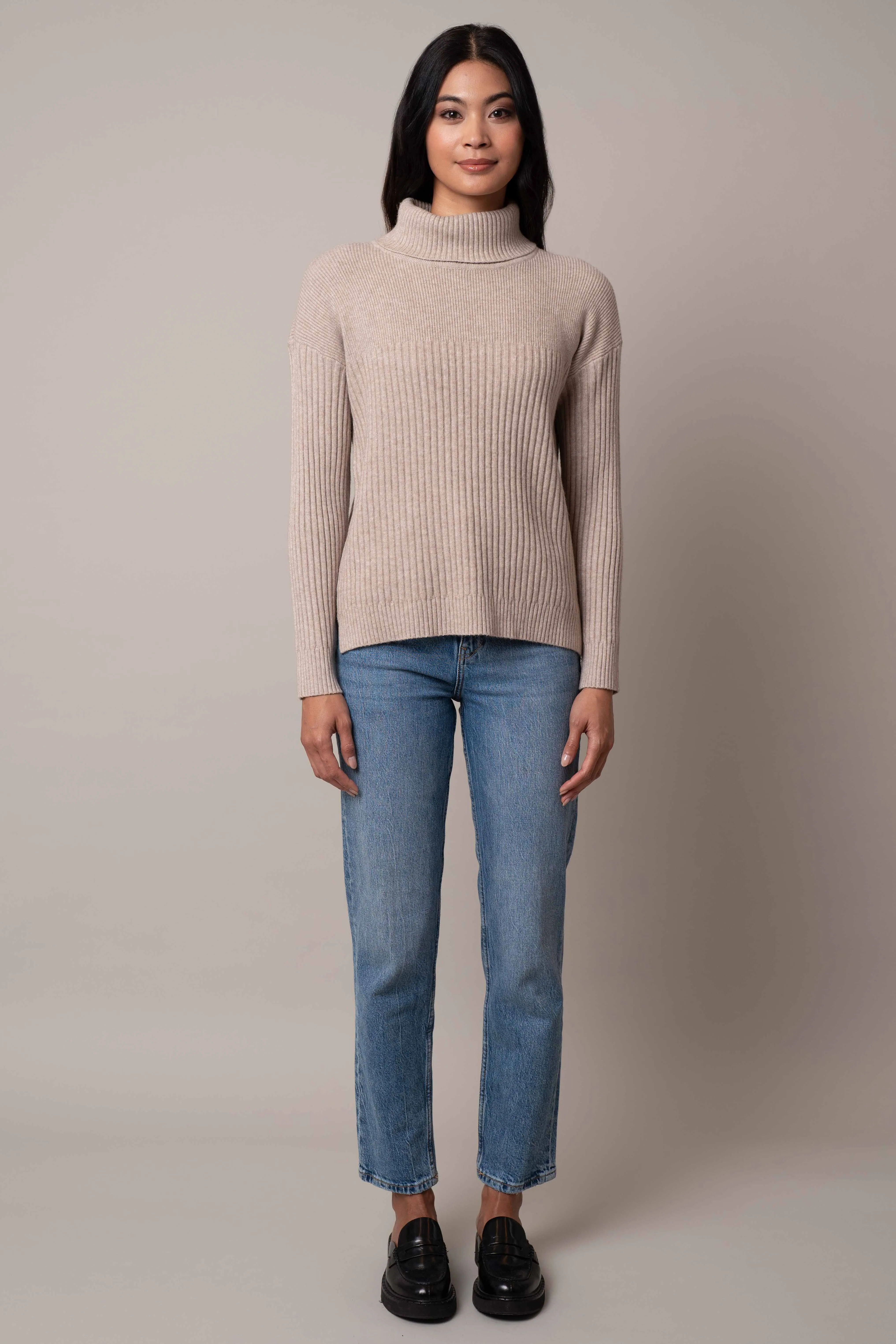 Wide Turtle Neck Pullover