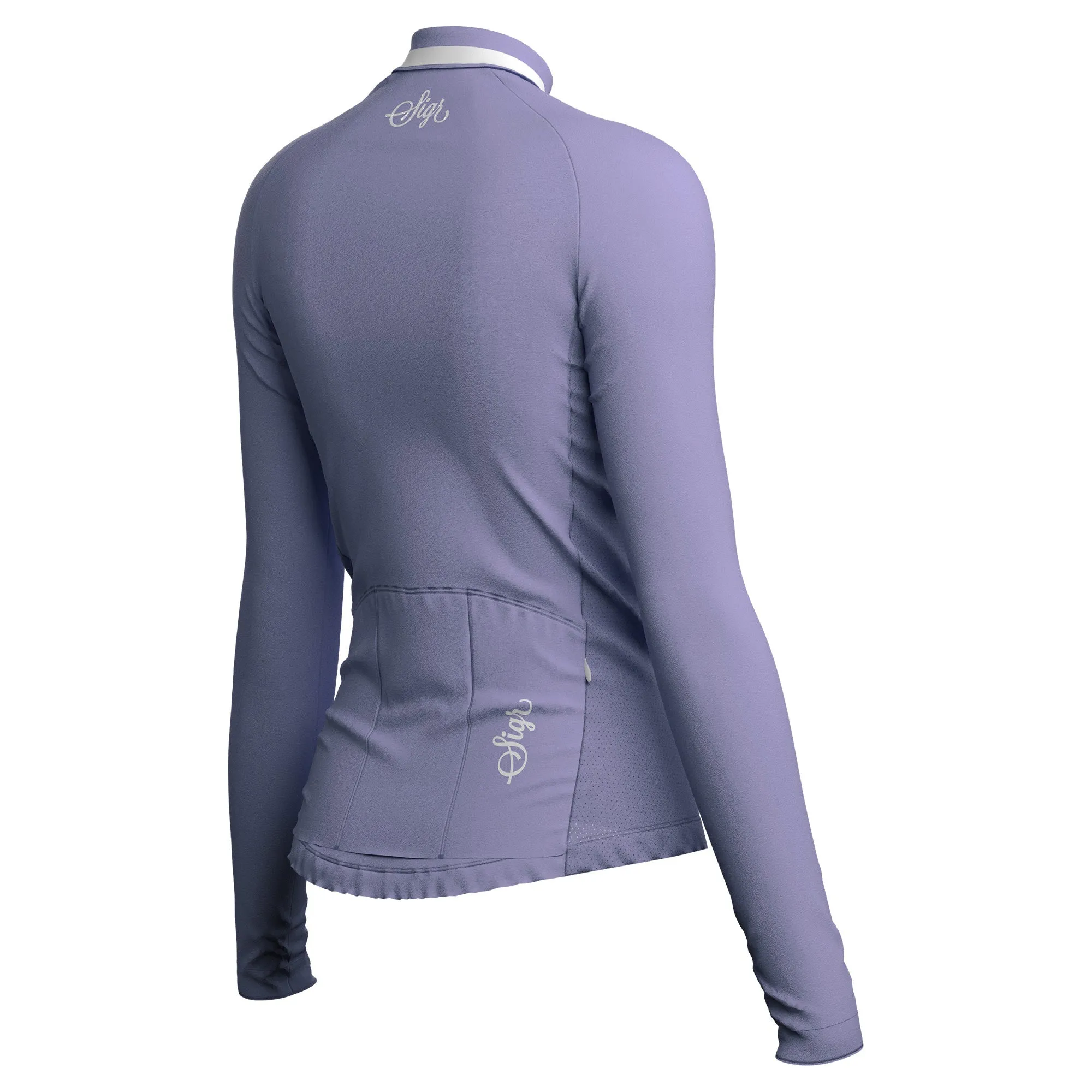 Wildflower Light Purple Women's Long Sleeved Jersey