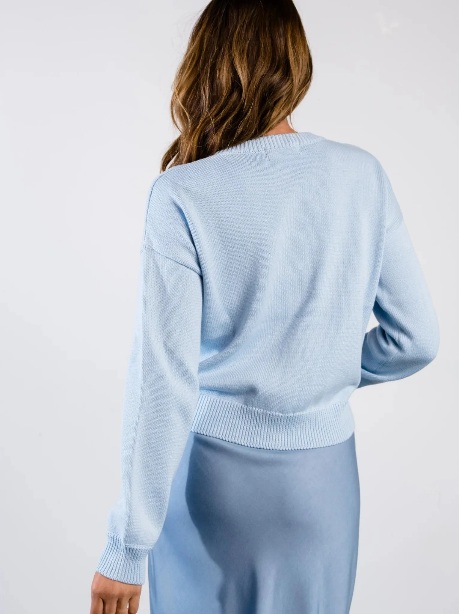 Willow Classic Cardigan - Clear Sky