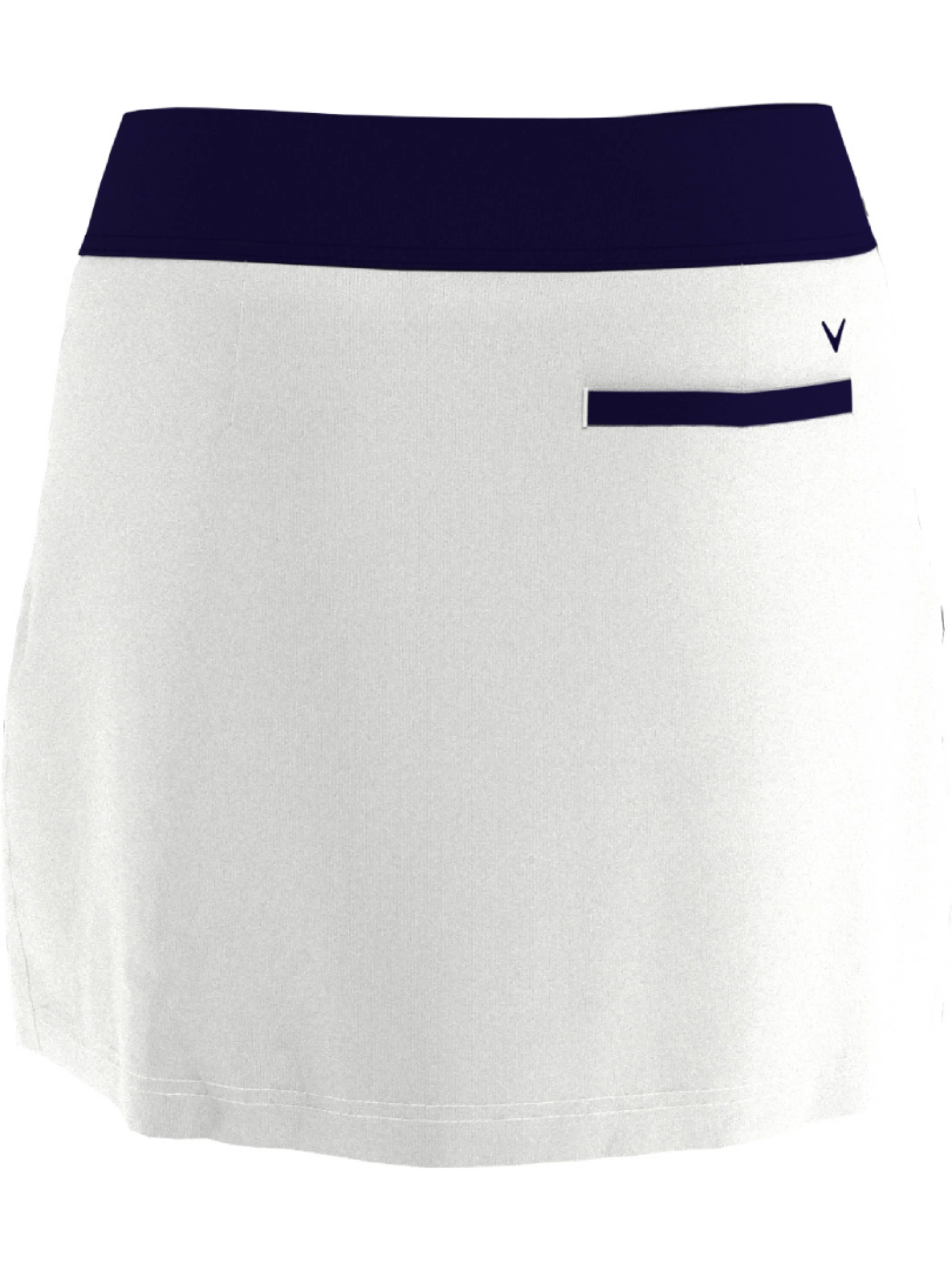 Womens 16" Wrap Color Block Skort