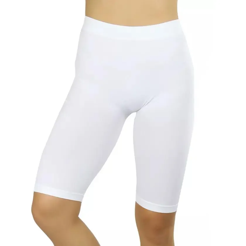 Women's Nylon Above Knee-Length Legging Shorts