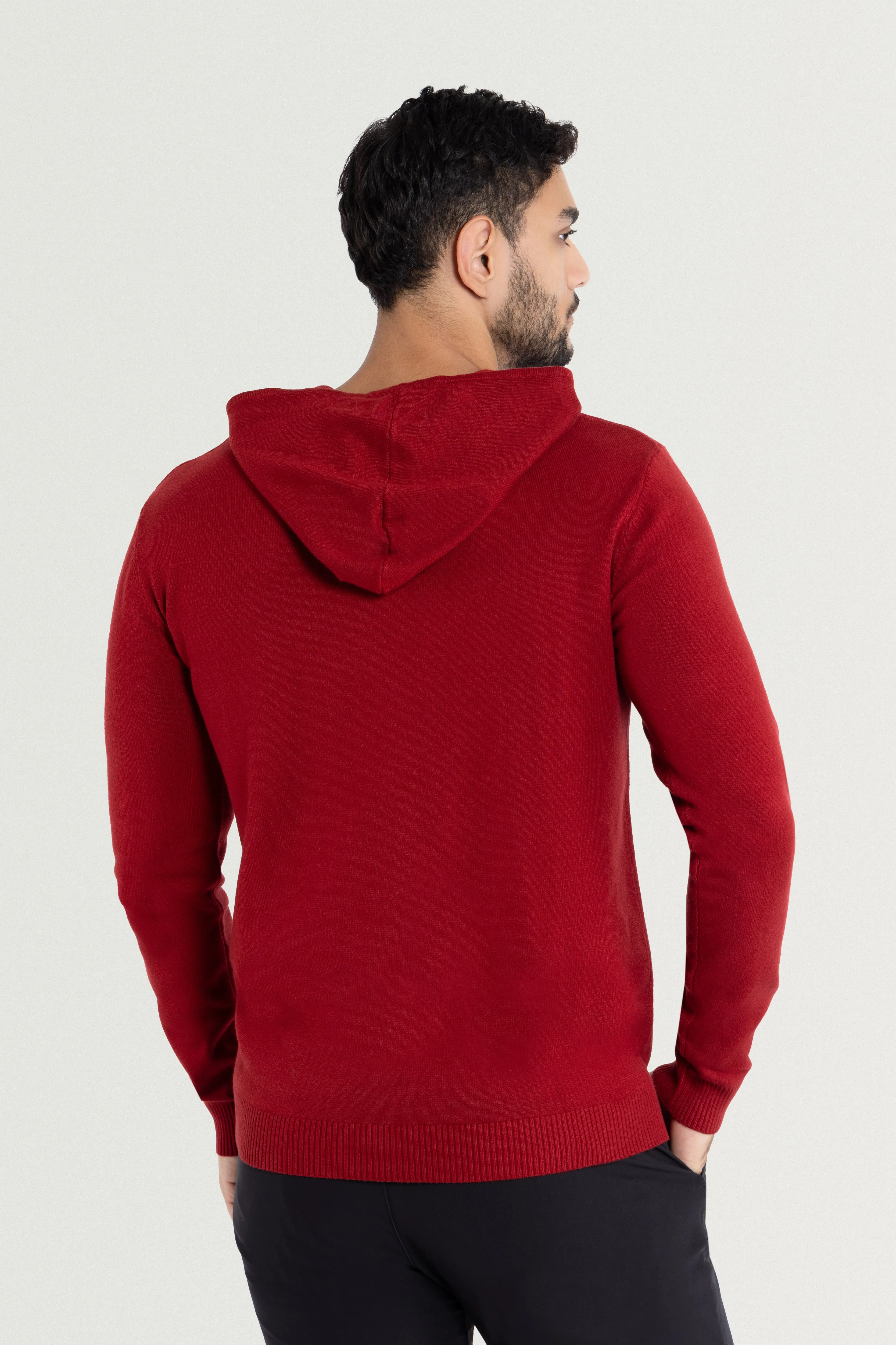 X RAY Men's Basic Casual Pullover Hooded Sweater