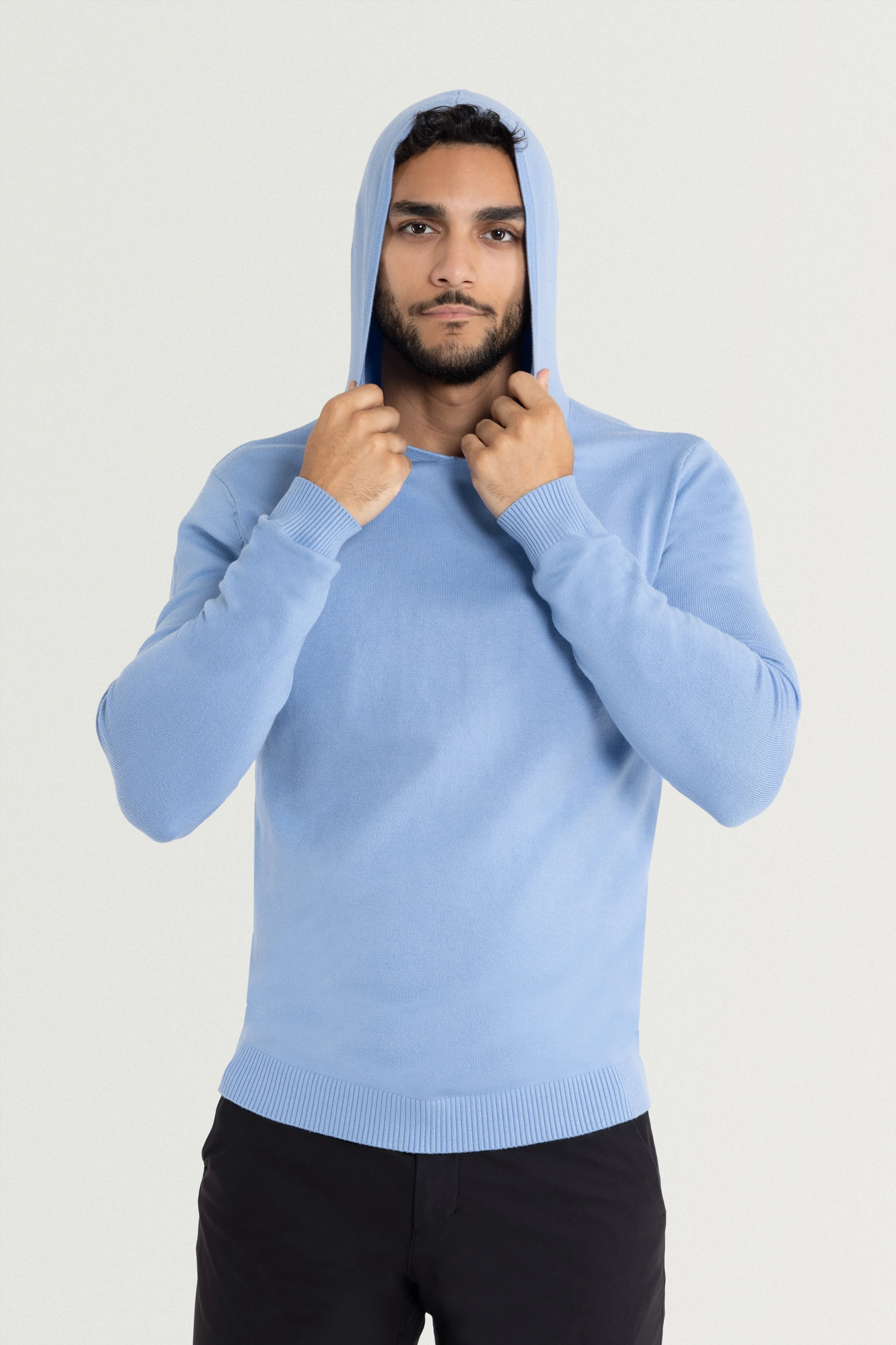 X RAY Men's Basic Casual Pullover Hooded Sweater